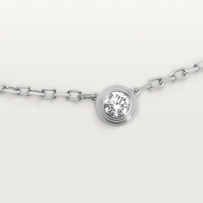 Diamants Legers Necklace, Sm – White Gold, Diamond – Cartier