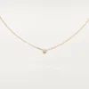 Diamants Legers Necklace, Sm – Yellow Gold, Diamond – Cartier