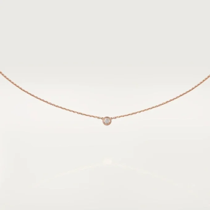 Diamants Legers Necklace Xs – Rose Gold, Diamond – Cartier