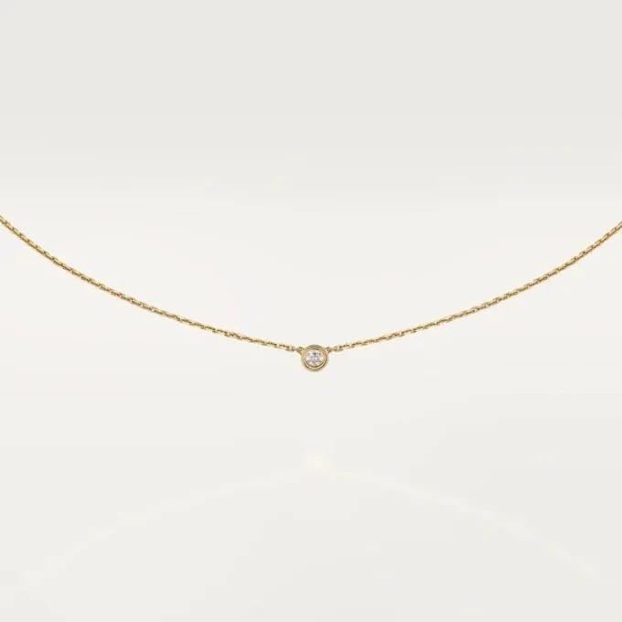 Diamants Legers Necklace Xs – Yellow Gold, Diamond – Cartier