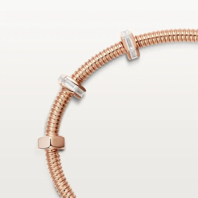 Ecrou De Cartier Bracelet, Diamonds