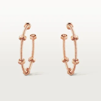 Ecrou De Cartier Earrings – Pink Gold – Cartier