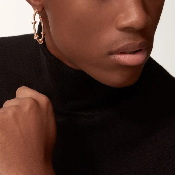 Ecrou De Cartier Earrings – Pink Gold – Cartier
