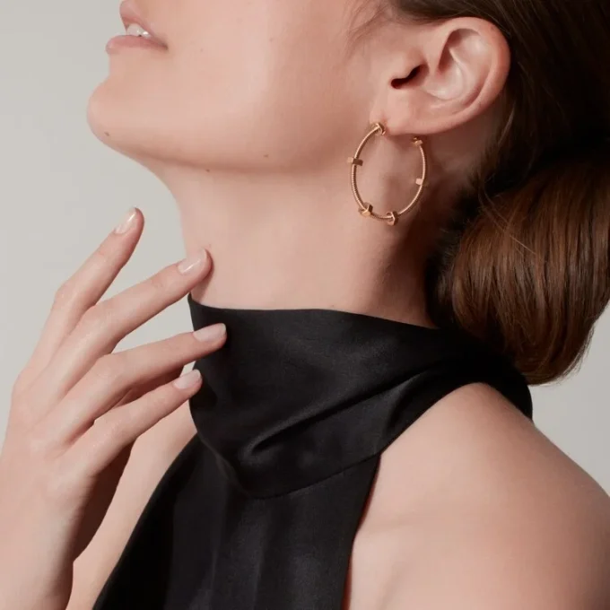 Ecrou De Cartier Earrings – Pink Gold – Cartier