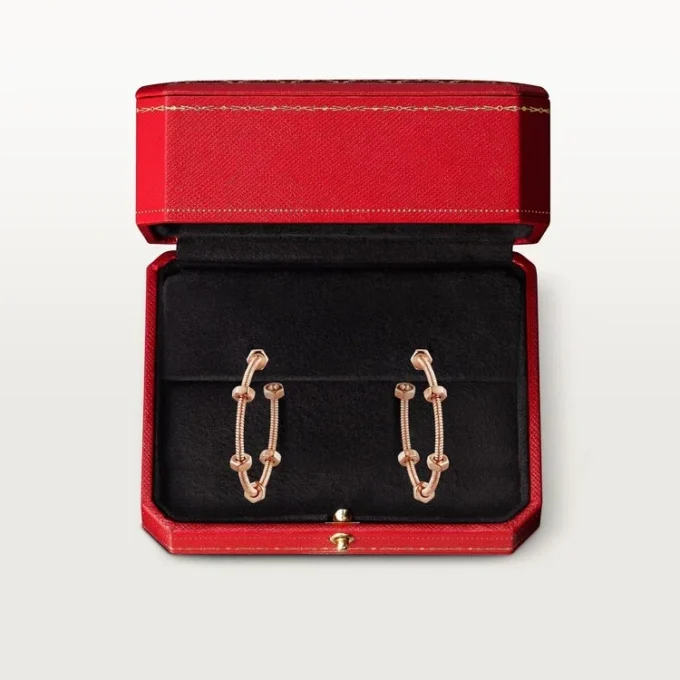 Ecrou De Cartier Earrings – Pink Gold – Cartier