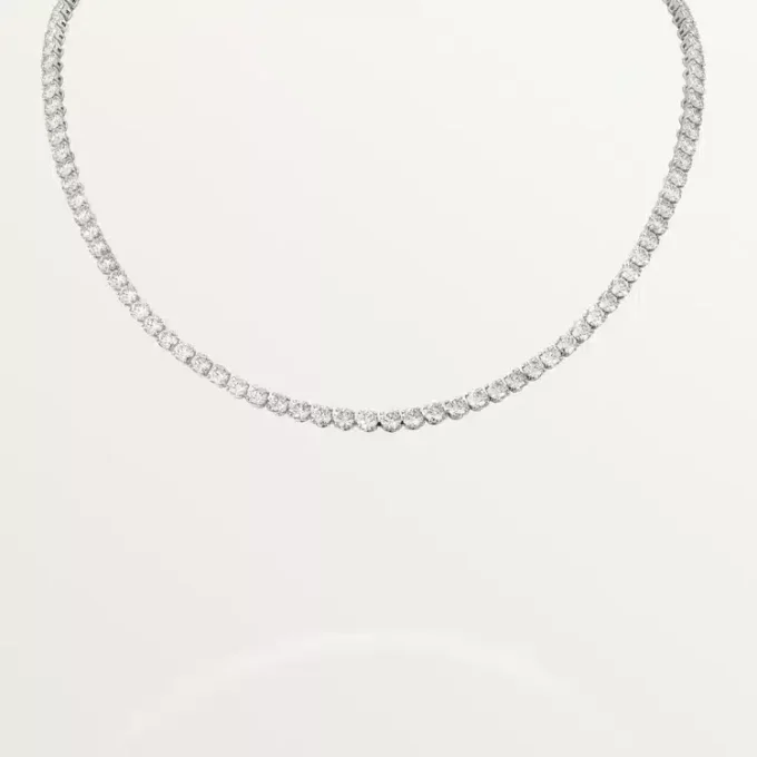 Essential Lines Necklace – Platinum, Diamonds – Cartier
