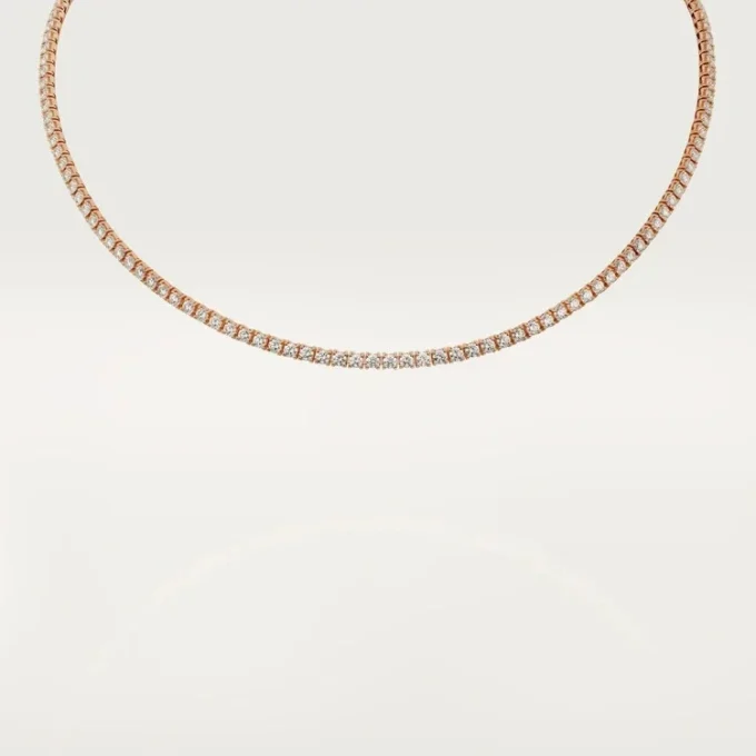 Essential Lines Necklace – Rose Gold, Diamonds – Cartier