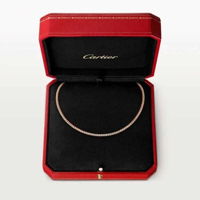 Essential Lines Necklace – Rose Gold, Diamonds – Cartier