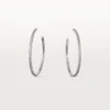 Etincelle De Cartier Earrings, Large Model – White Gold, Diamonds – Cartier