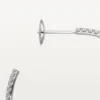 Etincelle De Cartier Earrings, Large Model – White Gold, Diamonds – Cartier