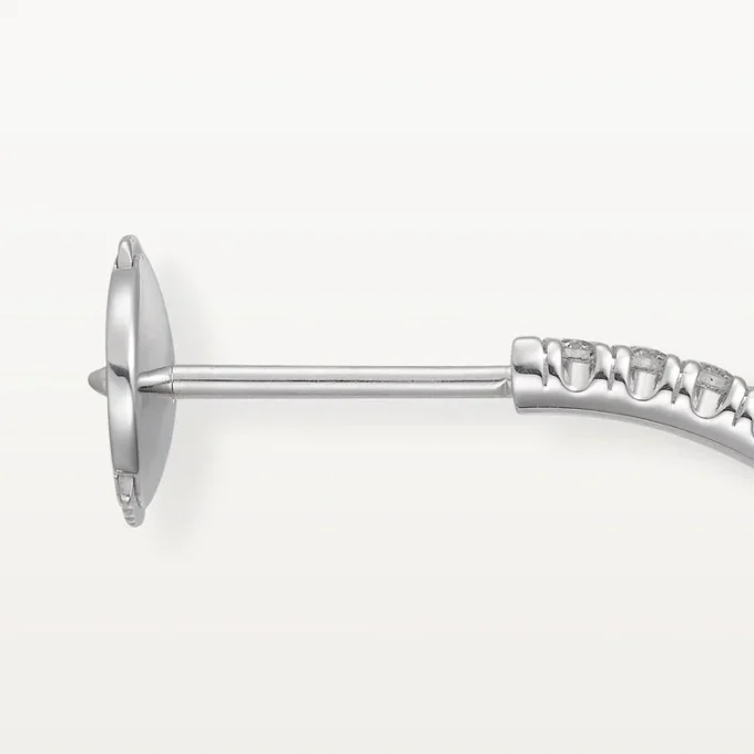 Etincelle De Cartier Earrings, Medium Model – White Gold, Diamonds – Cartier