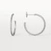 Etincelle De Cartier Earrings, Medium Model – White Gold, Diamonds – Cartier