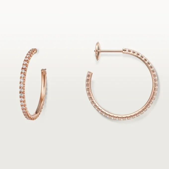 Etincelle De Cartier Earrings – Pink Gold, Diamonds – Cartier