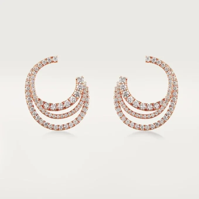 Etincelle De Cartier Earrings – Rose Gold, Diamonds – Cartier
