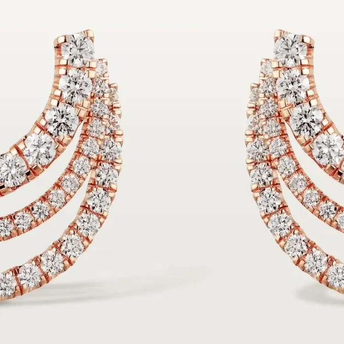 Etincelle De Cartier Earrings – Rose Gold, Diamonds – Cartier