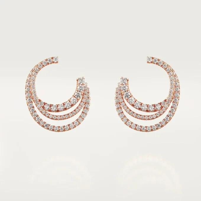 Etincelle De Cartier Earrings – Rose Gold, Diamonds – Cartier