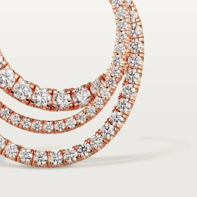 Etincelle De Cartier Earrings – Rose Gold, Diamonds – Cartier