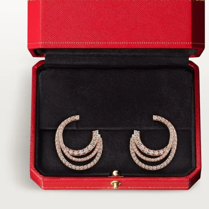 Etincelle De Cartier Earrings – Rose Gold, Diamonds – Cartier