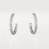 Etincelle De Cartier Earrings, Small Model – White Gold, Diamonds – Cartier