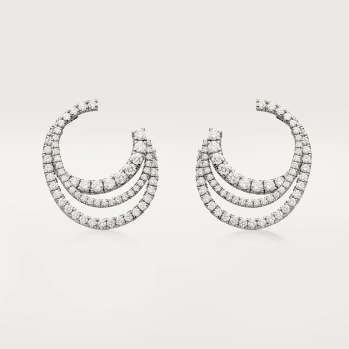 Etincelle De Cartier Earrings – White Gold, Diamonds – Cartier