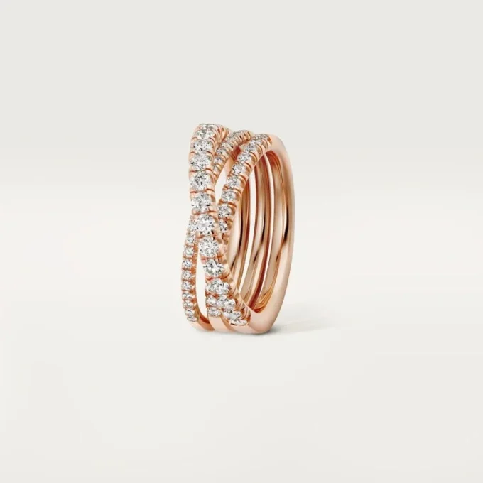 Etincelle De Cartier Ring – Pink Gold, Diamonds – Cartier Etincelle De Cartier Ring – Pink Gold, Diamonds – Cartier