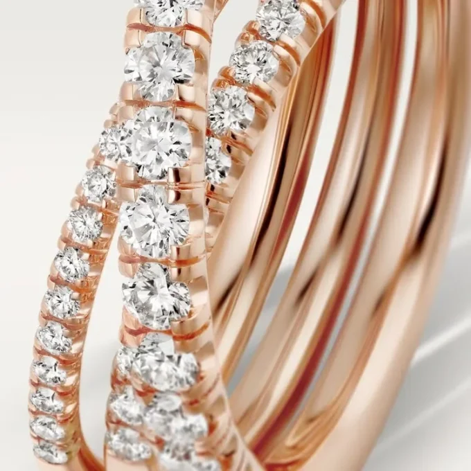 Etincelle De Cartier Ring – Pink Gold, Diamonds – Cartier Etincelle De Cartier Ring – Pink Gold, Diamonds – Cartier