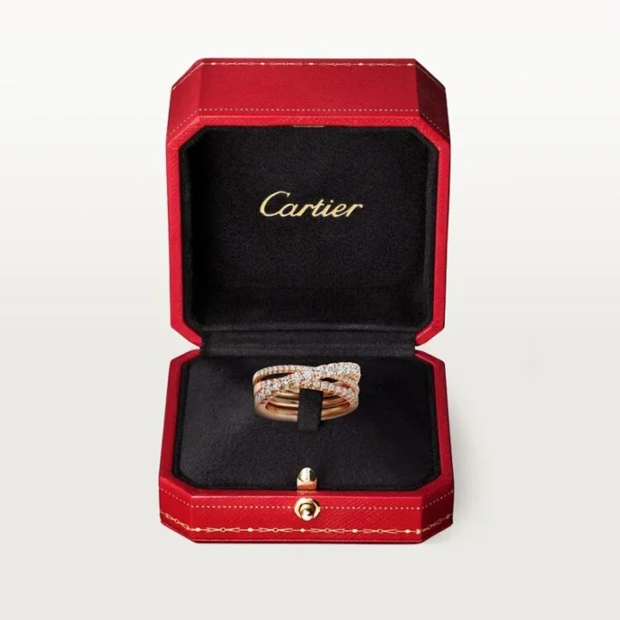Etincelle De Cartier Ring – Pink Gold, Diamonds – Cartier Etincelle De Cartier Ring – Pink Gold, Diamonds – Cartier