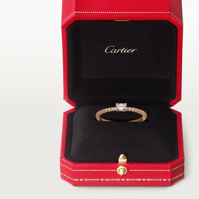 Etincelle De Cartier Ring – Pink Gold, Diamonds – Cartier Etincelle De Cartier Ring – Pink Gold, Diamonds – Cartier
