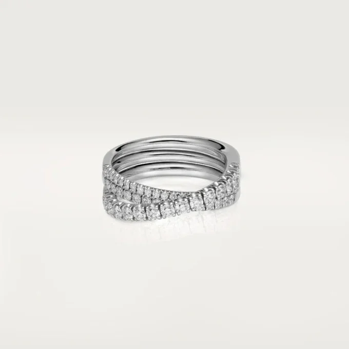Etincelle De Cartier Ring – White Gold, Diamonds – Cartier Etincelle De Cartier Ring – White Gold, Diamonds – Cartier