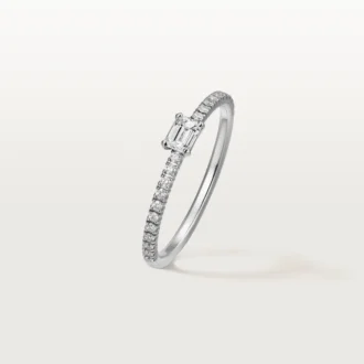 Etincelle De Cartier Ring – White Gold, Diamonds – Cartier Etincelle De Cartier Ring – White Gold, Diamonds – Cartier