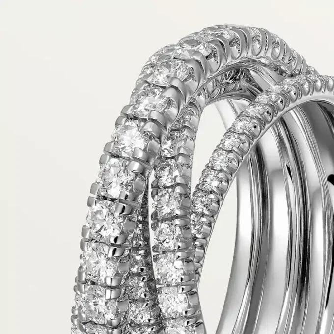 Etincelle De Cartier Ring – White Gold, Diamonds – Cartier Etincelle De Cartier Ring – White Gold, Diamonds – Cartier