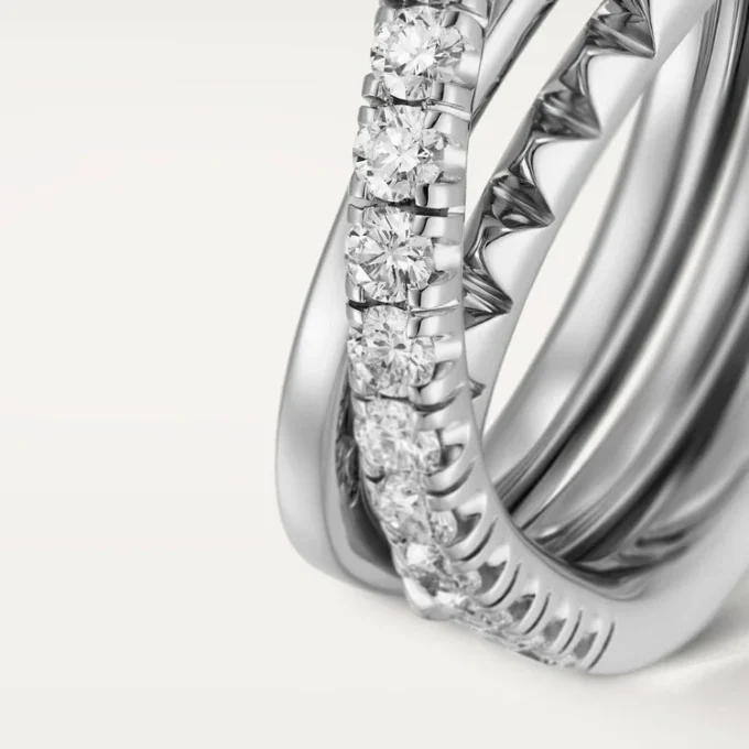 Etincelle De Cartier Ring – White Gold, Diamonds – Cartier Etincelle De Cartier Ring – White Gold, Diamonds – Cartier
