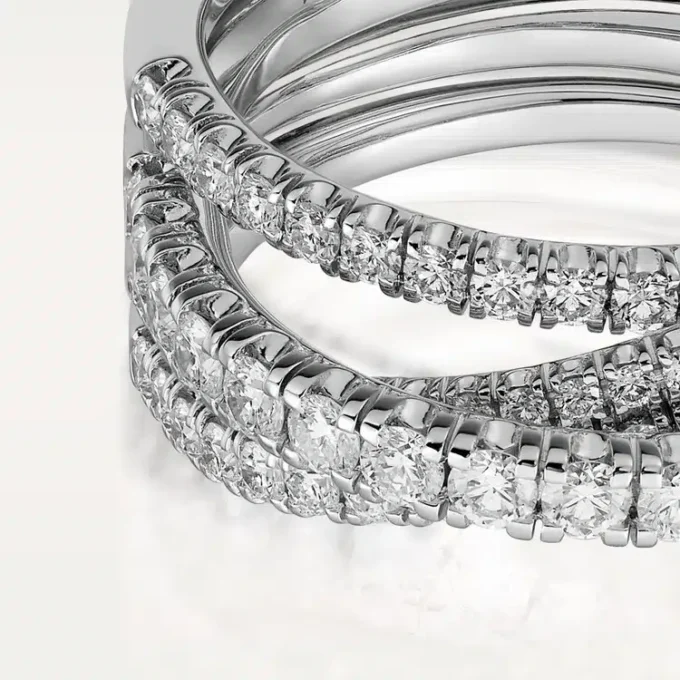 Etincelle De Cartier Ring – White Gold, Diamonds – Cartier Etincelle De Cartier Ring – White Gold, Diamonds – Cartier