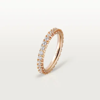 Etincelle De Cartier Wedding Band, 2.6 Mm Width, Paved
