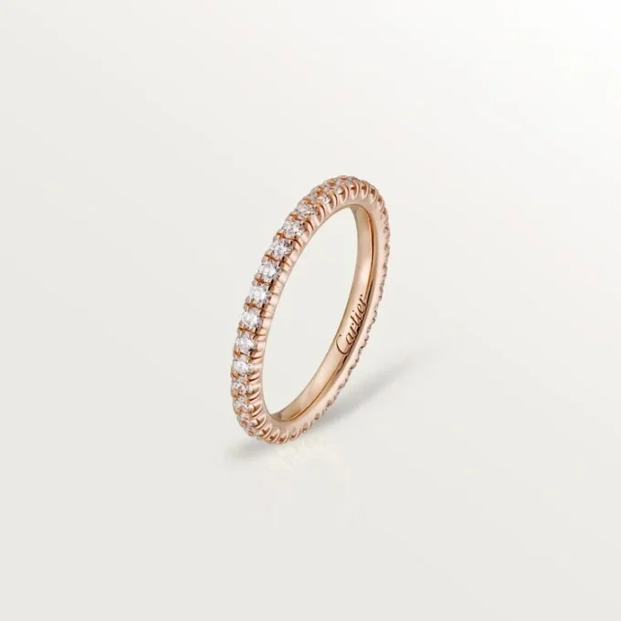 Etincelle De Cartier Wedding Band – Pink Gold, Diamonds – Cartier Etincelle De Cartier Wedding Band – Pink Gold, Diamonds – Cartier