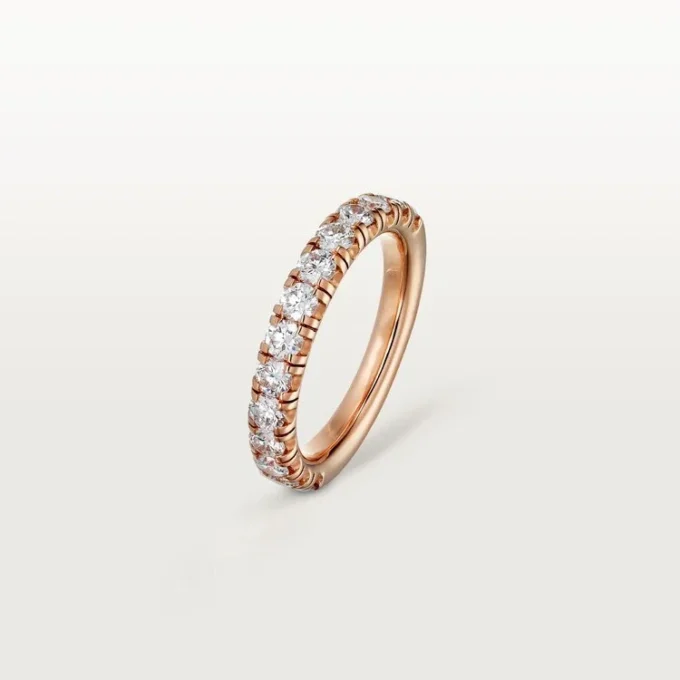 Etincelle De Cartier Wedding Band – Pink Gold, Diamonds – Cartier Etincelle De Cartier Wedding Band – Pink Gold, Diamonds – Cartier