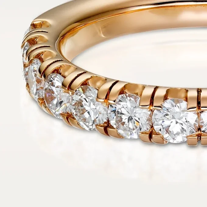 Etincelle De Cartier Wedding Band – Pink Gold, Diamonds – Cartier Etincelle De Cartier Wedding Band – Pink Gold, Diamonds – Cartier