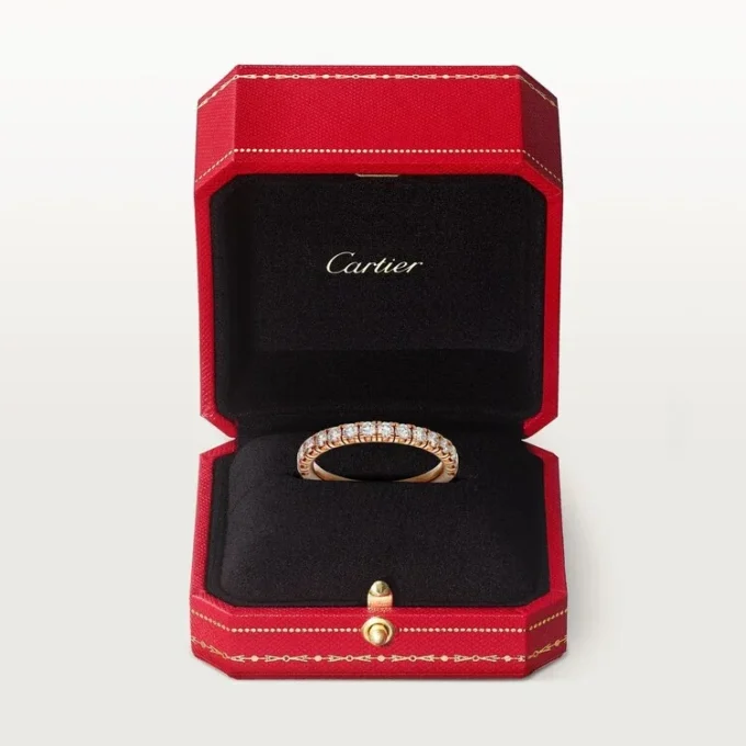 Etincelle De Cartier Wedding Band – Pink Gold, Diamonds – Cartier Etincelle De Cartier Wedding Band – Pink Gold, Diamonds – Cartier