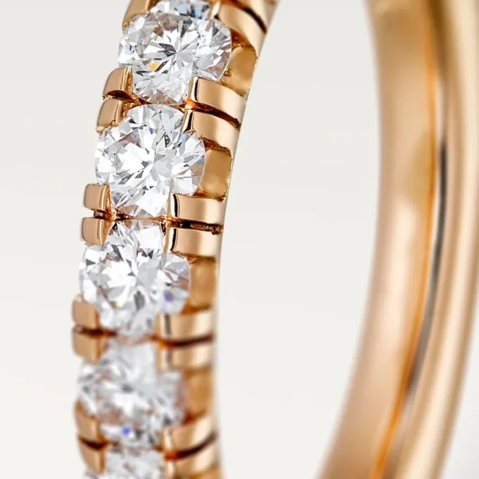 Etincelle De Cartier Wedding Band – Pink Gold, Diamonds – Cartier Etincelle De Cartier Wedding Band – Pink Gold, Diamonds – Cartier