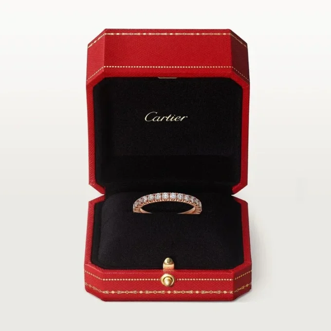 Etincelle De Cartier Wedding Band – Pink Gold, Diamonds – Cartier Etincelle De Cartier Wedding Band – Pink Gold, Diamonds – Cartier