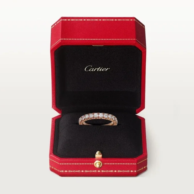 Etincelle De Cartier Wedding Band – Pink Gold, Diamonds – Cartier Etincelle De Cartier Wedding Band – Pink Gold, Diamonds – Cartier