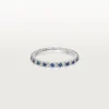 Etincelle De Cartier Wedding Band – Platinum, Sapphires, Diamonds – Cartier Etincelle De Cartier Wedding Band – Platinum, Sapphires, Diamonds – Cartier