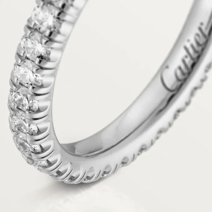 Etincelle De Cartier Wedding Band – White Gold, Diamonds – Cartier Etincelle De Cartier Wedding Band – White Gold, Diamonds – Cartier