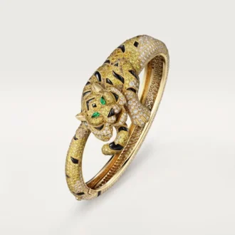 Faune Et Flore De Cartier Bracelet, Yellow, Orange and Brown Diamonds, Paved