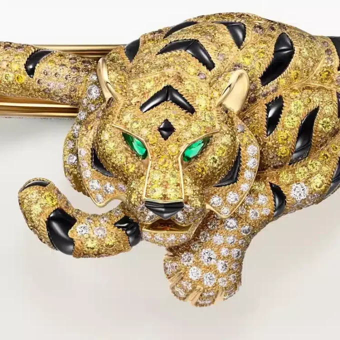 Faune Et Flore De Cartier Bracelet, Yellow, Orange and Brown Diamonds, Paved Faune Et Flore De Cartier Bracelet, Yellow, Orange and Brown Diamonds, Paved