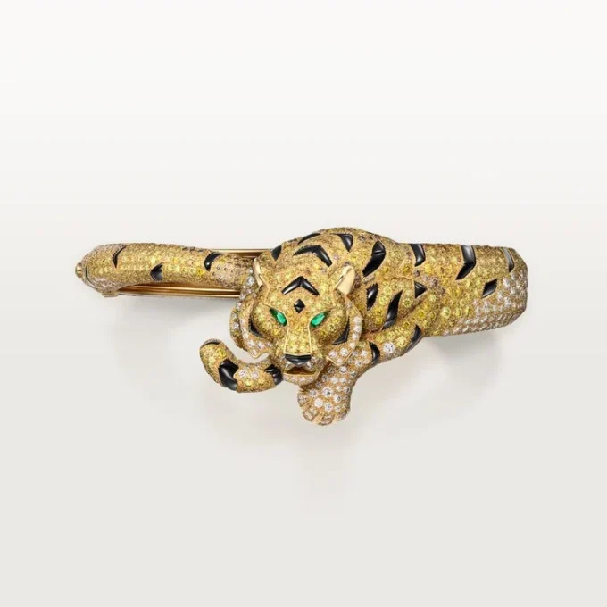 Faune Et Flore De Cartier Bracelet, Yellow, Orange and Brown Diamonds, Paved Faune Et Flore De Cartier Bracelet, Yellow, Orange and Brown Diamonds, Paved