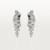 Faune Et Flore De Cartier Earrings, Paved