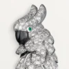 Faune Et Flore De Cartier Earrings, Paved