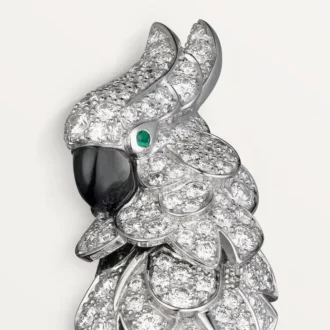 Faune Et Flore De Cartier Earrings, Paved