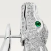 Faune Et Flore De Cartier Earrings, Paved